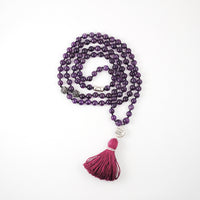 WISDOM IN PEACE MALA ~ Amethyst